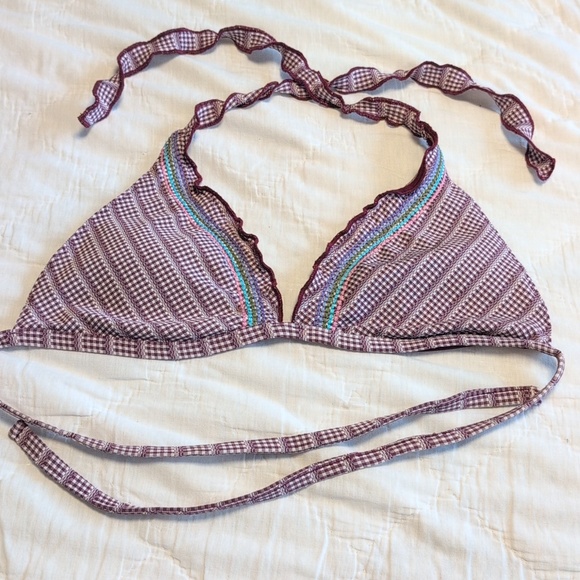 Mossimo. Bikini Top • Size Large • Boho Print Multi-Color Tribal Swim Top - Picture 3 of 6